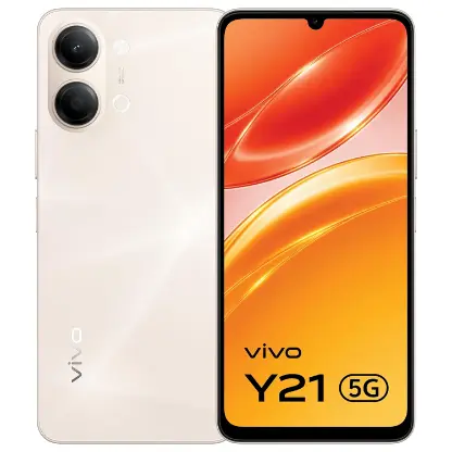 vivo Y21 5G (Straw Gold, 4GB RAM, 128GB Storage)