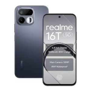 realme 16T 5G Smartphone  8GB RAM 128GB ROM  Starlight Black