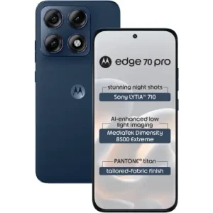 Motorola Edge 70 Pro 5G (Pantone Titan Blue, 12GB RAM, 256GB Storage)