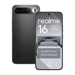 realme 16 5G  8GB RAM 128 ROM Air Black