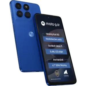 Motorola Moto g37 Power 5G (Pantone Nautical Blue, 128GB Storage, 8GB RAM)