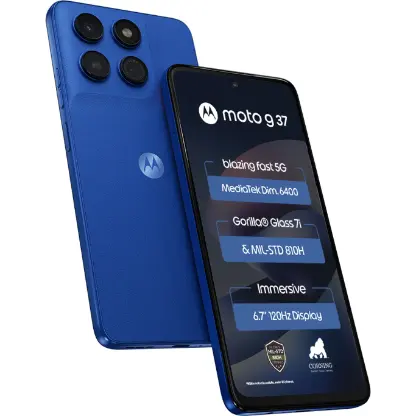 MOTOROLA g37 (PANTONE Nautical Blue, 64 GB) (4 GB RAM)