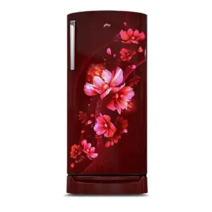 Godrej 184 Litres 5 Star Direct Cool Single Door Refrigerator With Ice Maker (RD EMARVEL 207EN TDI, Aster Wine)