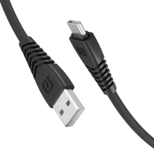 Portronics Konnect Core 3 USB-A to Type C Fast Charging Cable for Smartphones,Tablets, Speakers, Laptops & Other Type C Devices, Inbuilt Cable Management Hook,3.0A Max Output,Fast Data Sync(Black)