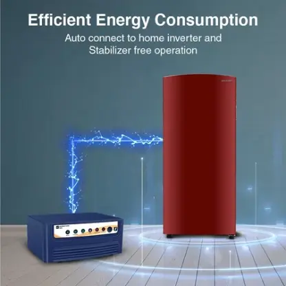 Sharp 187 L 2 Star Direct Cool Single Door Refrigerator, Solid Red, SJ-DF207N2-PRS - Image 3