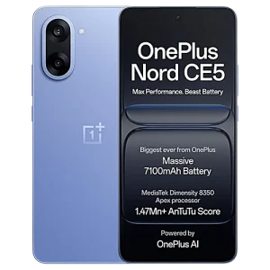 OnePlus Nord CE5 5G (8GB RAM, 128GB, Nexus Blue), 1 Unit
