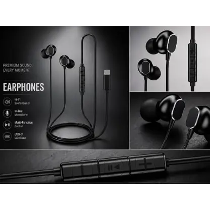 boAt 90C Type-C Earphones with Deep Bass - Image 3