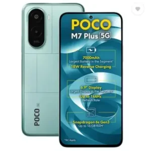 POCO M7 Plus 5G, Aqua Blue (8GB, 128GB)