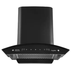 Kutchina Chimney 60 cm 1300 m³/hr Autoclean Filterless Chimney for Kitchen 60cm, Romania | 9 Yrs Warranty on Motor, 1 Yr on Product | Touch Control + Wave Sensor