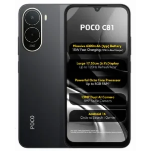 POCO C81, Elite Black (4GB, 64GB)