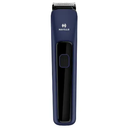Havells Bt5112C Li-Ion Men Cord & Cordless Beard Trimmer (Blue), Battery Powered