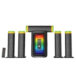 Clarion JM-5726 5.1 Multimedia Speaker System 180 W Bluetooth Home Theatre (Dark Grey, 5.1 Channel)