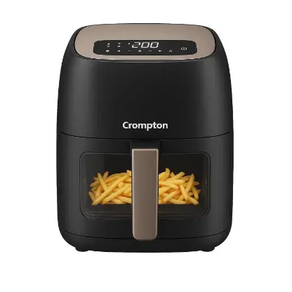 Crompton Ameo DLX 4.2L Digital Air Fryer with Live Cooking Window