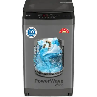 BOSCH 7 kg Fully Automatic Top Load Black (WOE70AG0IN)