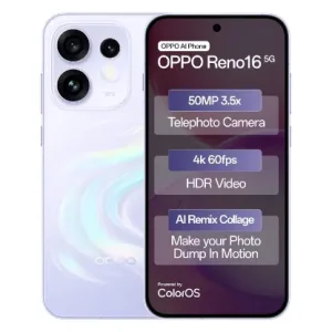 Oppo Reno16c 5G (Stellar Purple, 8GB, 128GB)