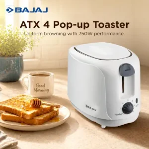 Bajaj ATX 4 750 watts 2-Slice Pop-up Toaster