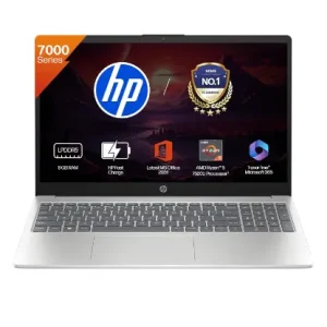 HP 15, AMD Ryzen 5 7520U (8GB LPDDR5, 512GB SSD FHD, Anti-Glare, Micro-Edge, 15.6''/39.6cm, Win11, M365 Basic(1yr), Offic24, Silver,1.59kg, fc0805AU, FHD Camera w/Privacy Shutter, Backlit Laptop