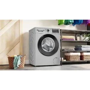 Bosch 7 kg 5 Star 1200 rpm Series 4 Front Load washing machine (2024 Model, WGA1220SIN Silver)