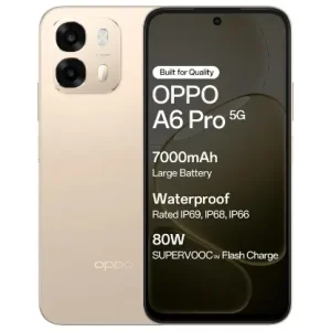 Oppo A6 Pro 5G (Gold, 8GB RAM, 256GB Storage)