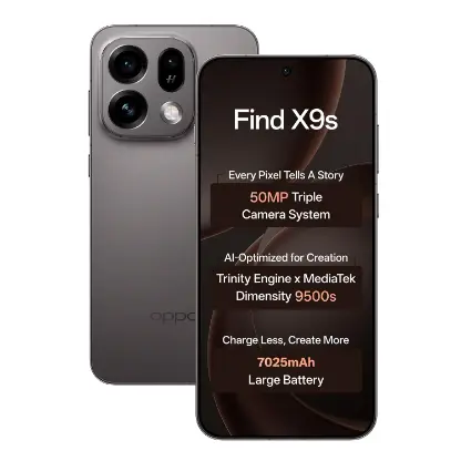 Oppo Find X9s 5G (Midnight Grey, 12GB, 256GB