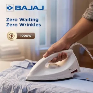Bajaj DX-6 1000 Watts Dry Iron White