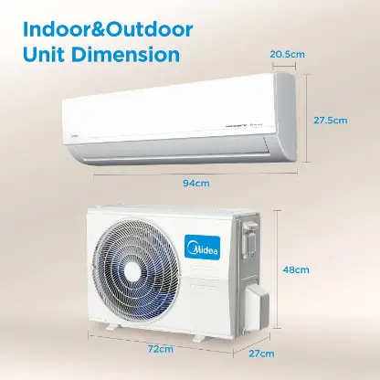 Midea 1.5 Ton 3 Star Inverter Split AC, 6-in-1, MAI18SD3R36F1 - Image 3
