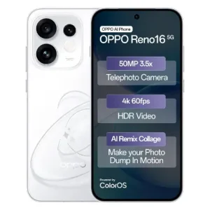 Oppo Reno16c 5G (Starry White, 8GB, 128GB)