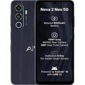 AI+ Nova 2 Neo 5G (Black, 64 GB) (4 GB RAM)