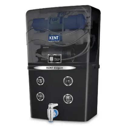 KENT Elegant-B RO Water Purifier | 1 Yr Warranty + 3 Yrs Free Service* | RO+UF+TDS Control+UV LED In-Tank | 8L | 20LP/Hr