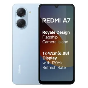 REDMI A7 4G (Sky Blue, 3 GB RAM, 64GB Storage)