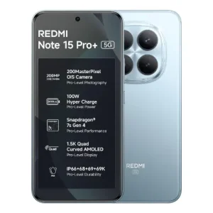 REDMI Note 15 Pro+ 5G (Mirage Blue, 8GB + 256GB)