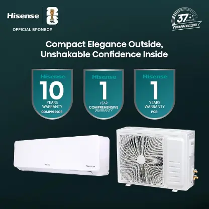 Hisense 1.5 Ton 3 star Inverter Split AC AS-18TR4R3E2 - Image 2