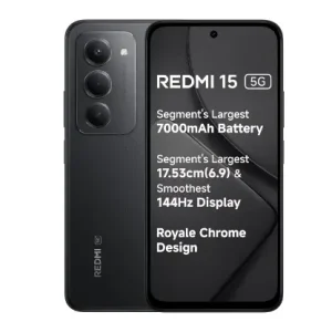 Redmi 15 5G Midnight Black 8GB + 128GB