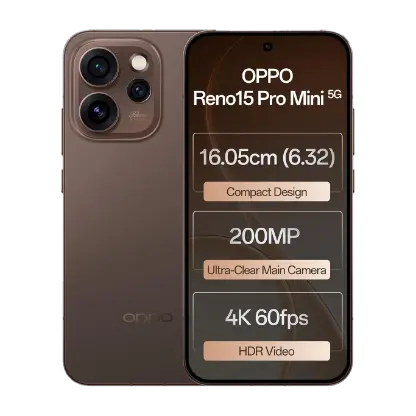 OPPO Reno15 Pro Mini 5G (Cocoa Brown, 512 GB) (12 GB RAM)