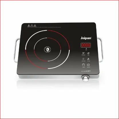 Jaipan 2000 W Infrared Cooktop Jog Dial, Touch Panel (Black, Silver, Infrared Cooktop 2000W)