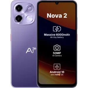 Ai+ Nova 2 5G (Purple, 64 GB) (4 GB RAM)